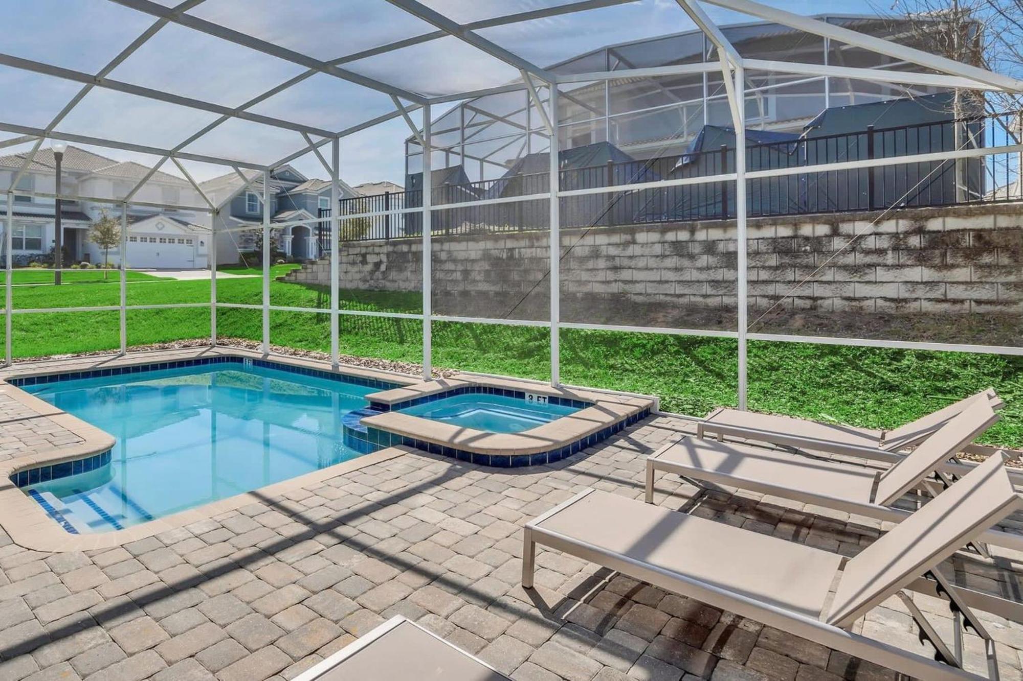 8Br Luxury - Sleeps 22 - Near Disney With Pool & Hot Tub! Davenport Extérieur photo
