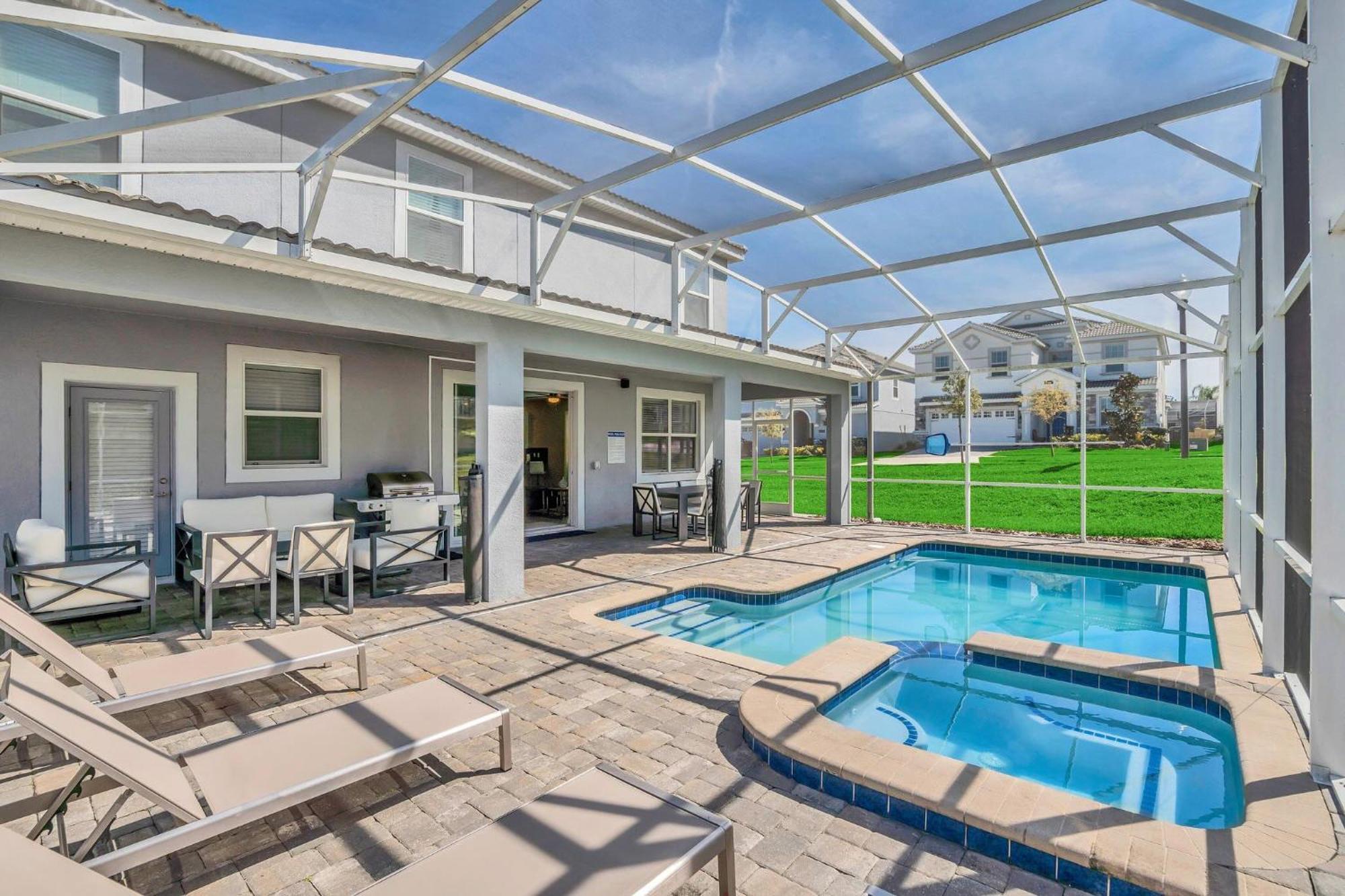8Br Luxury - Sleeps 22 - Near Disney With Pool & Hot Tub! Davenport Extérieur photo